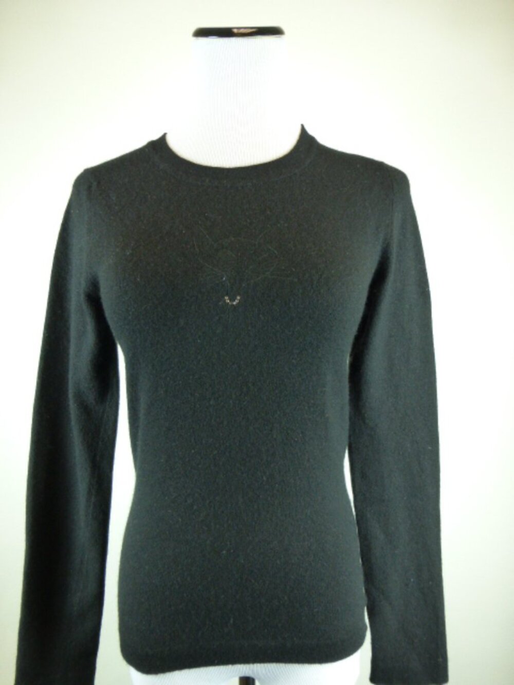 CLEMENTS RIBEIRO scotland Kitty cat crystals CASHMERE SWEATER S